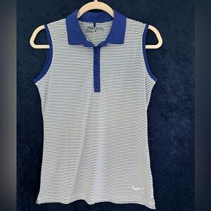 Nike Golf Dri Fit Sleeveless Polo Shirt 
Size Small
